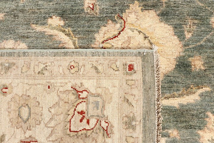 Dark Olive Green Ziegler 8' 8 x 11' 8 - No. 64927 - ALRUG Rug Store