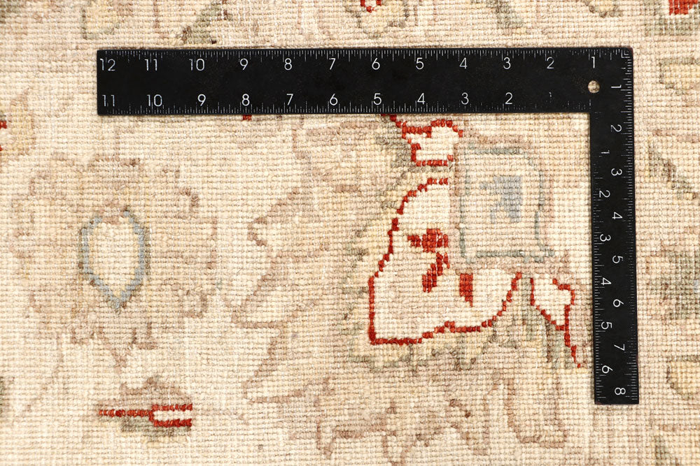 Dark Olive Green Ziegler 8' 8 x 11' 8 - No. 64927 - ALRUG Rug Store