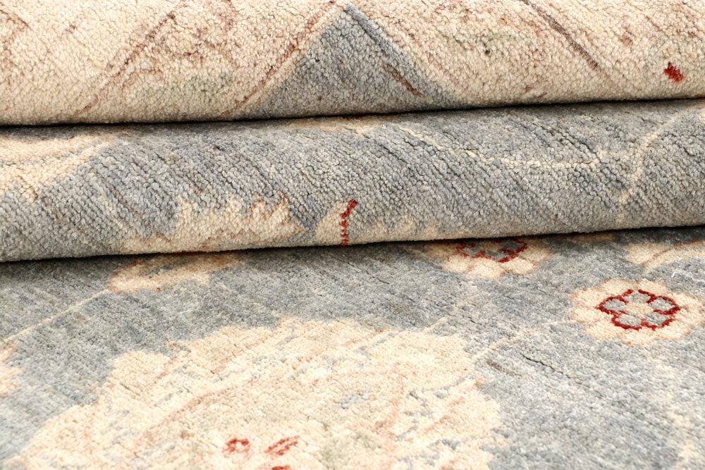 Dark Grey Ziegler 9' 1 x 11' 11 - No. 64928 - ALRUG Rug Store