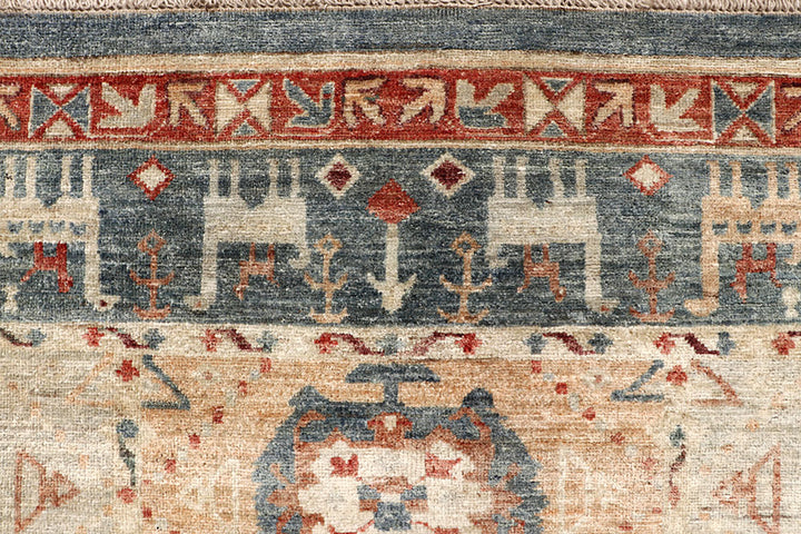 Multi Colored Ziegler 8' 10 x 11' 8 - No. 64933 - ALRUG Rug Store