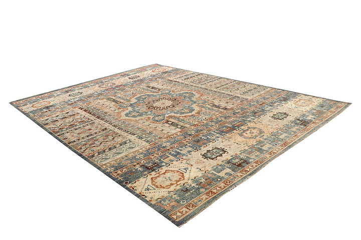 Multi Colored Ziegler 8'  10" x 11'  8" - No. QA71528