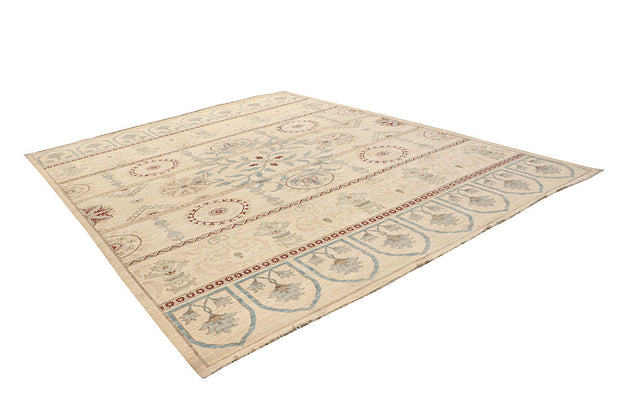 Blanched Almond Oushak 9' x 11' 9 - No. 64934 - ALRUG Rug Store