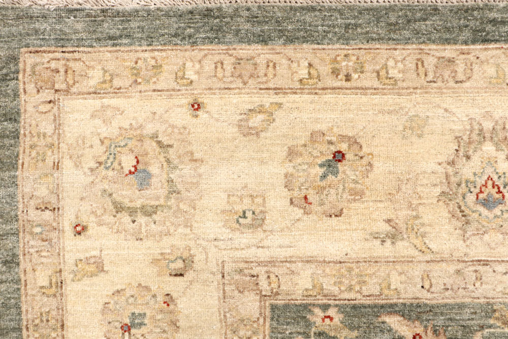 Dark Olive Green Ziegler 8' 9 x 11' 7 - No. 64935 - ALRUG Rug Store