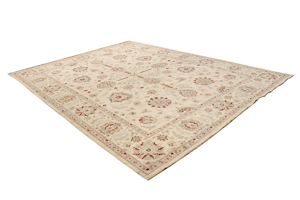 Blanched Almond Ziegler 8' 10 x 11' 8 - No. 64937 - ALRUG Rug Store