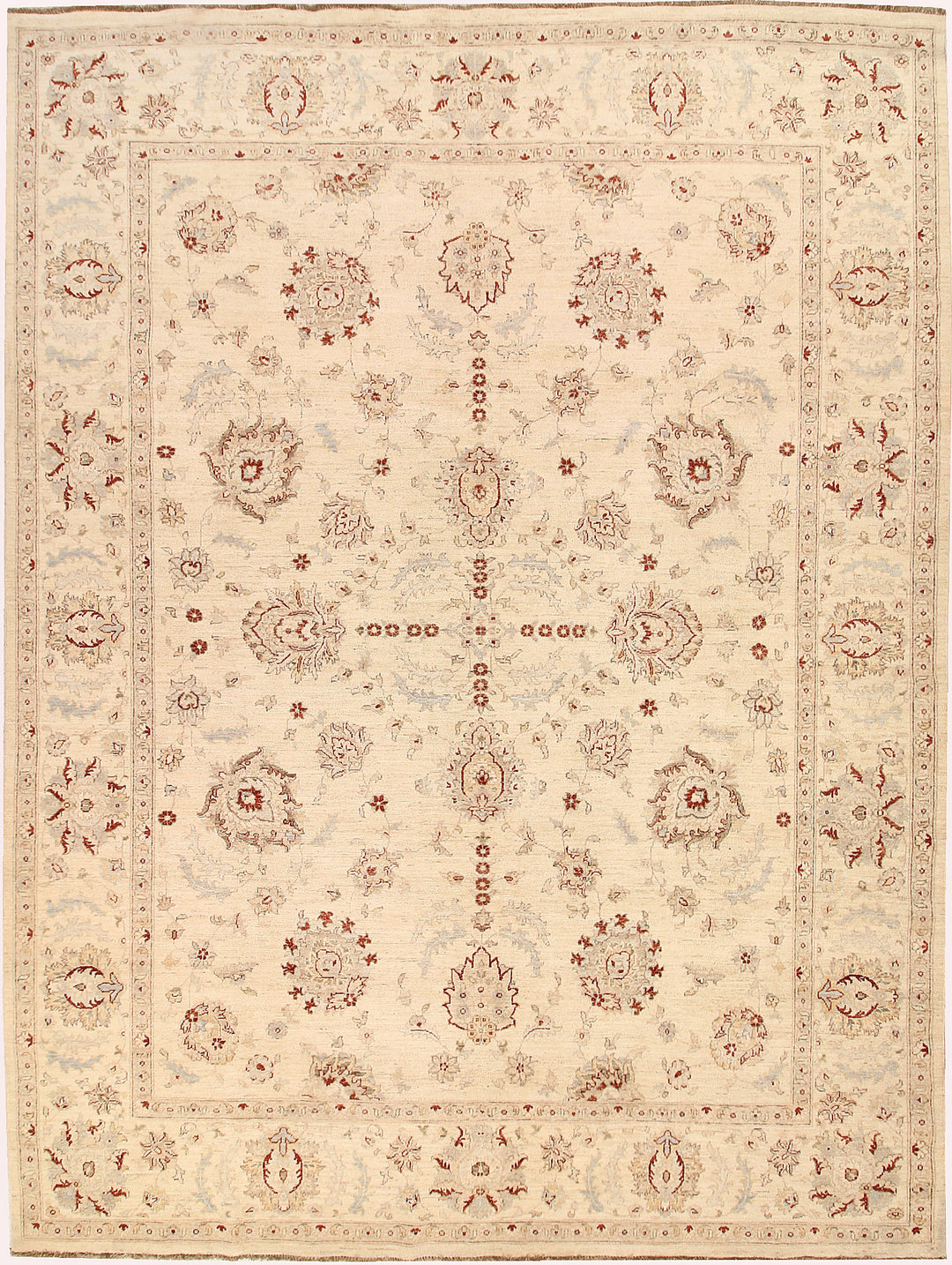 Blanched Almond Ziegler 8' 10 x 11' 8 - No. 64937 - ALRUG Rug Store
