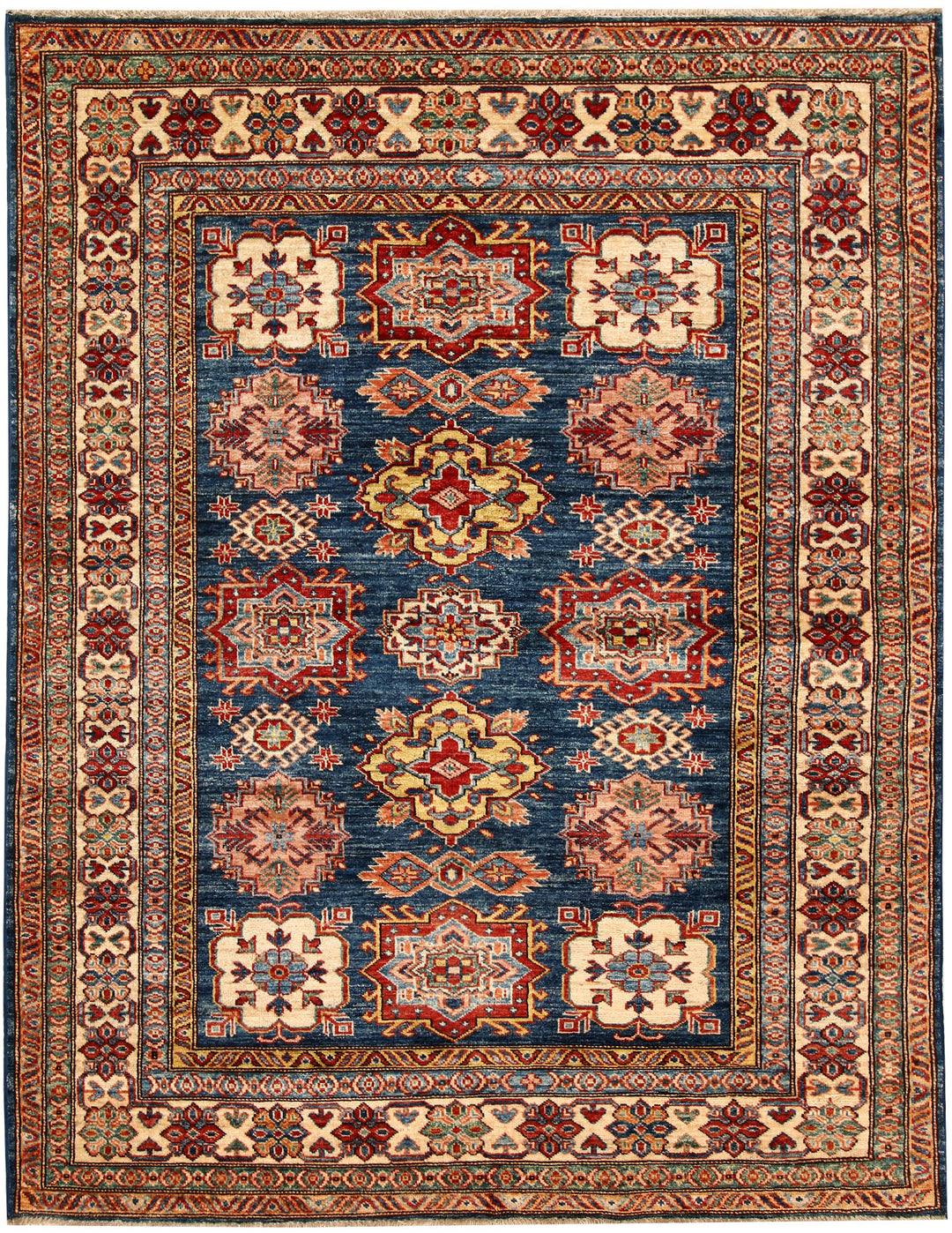 Steel Blue Kazak 4' 9 x 6' 2 - No. 64939 - ALRUG Rug Store