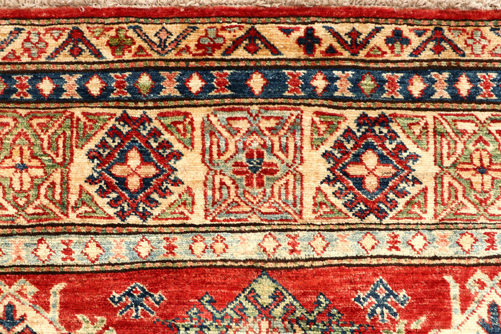 Red Kazak 4' 10 x 7' 1 - No. 64940 - ALRUG Rug Store
