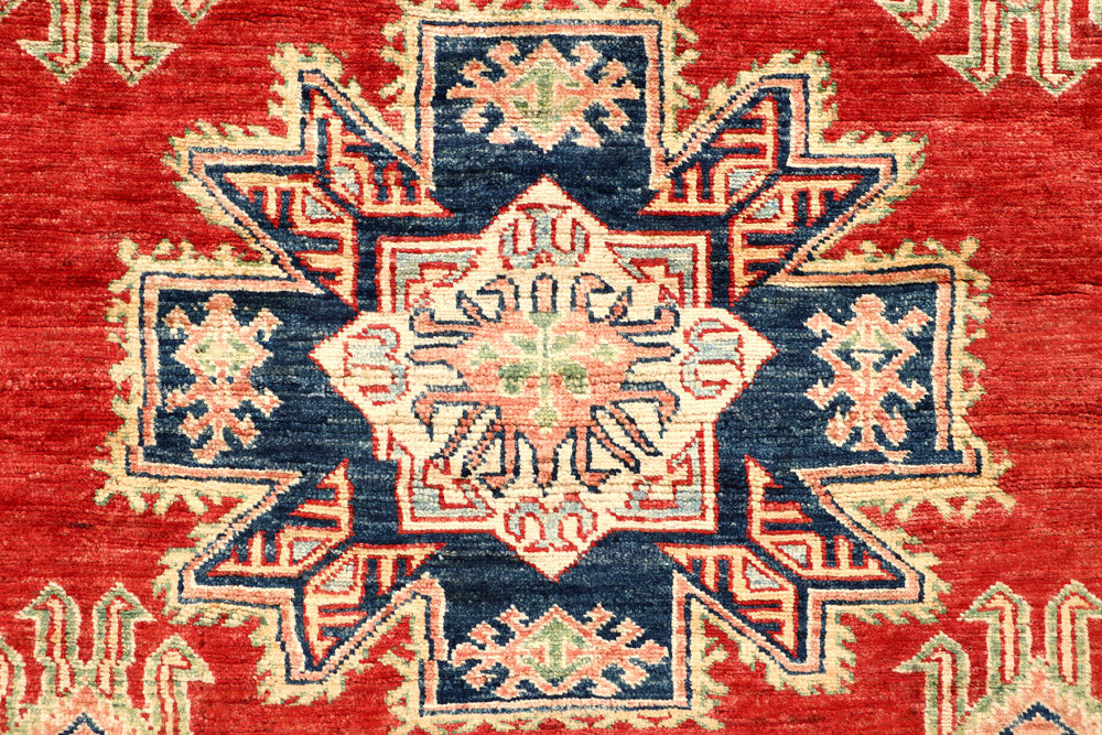 Red Kazak 4' 10 x 7' 1 - No. 64940 - ALRUG Rug Store