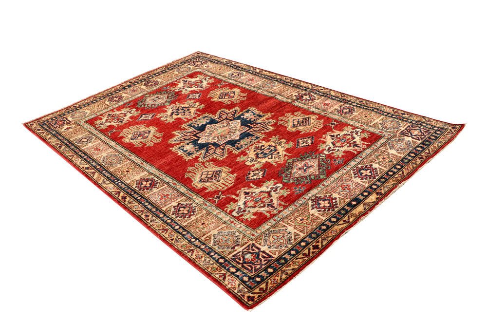 Red Kazak 4' 10 x 7' 1 - No. 64940 - ALRUG Rug Store