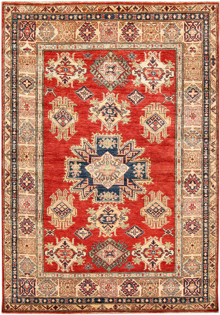 Red Kazak 4' 10 x 7' 1 - No. 64940 - ALRUG Rug Store