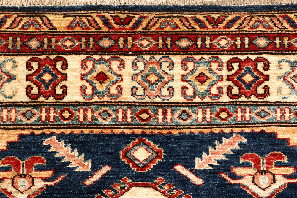 Dark Blue Kazak 4' 11 x 6' 6 - No. 64942 - ALRUG Rug Store