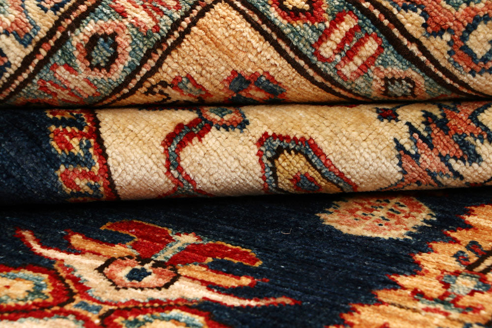 Dark Blue Kazak 4' 11 x 6' 6 - No. 64942 - ALRUG Rug Store