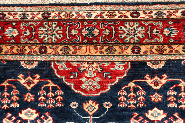 Dark Blue Kazak 4' 10 x 7' - No. 64943 - ALRUG Rug Store