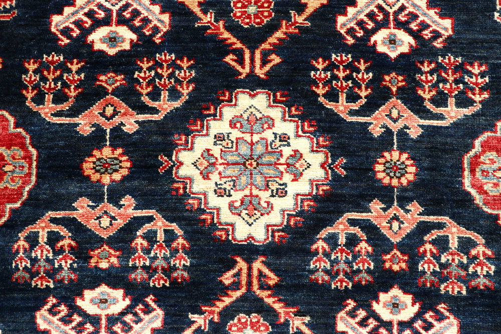 Dark Blue Kazak 4' 10 x 7' - No. 64943 - ALRUG Rug Store