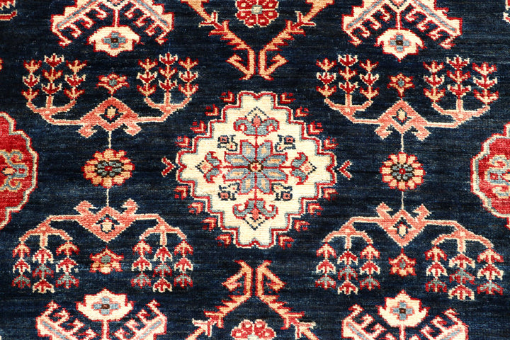 Dark Blue Kazak 4' 10 x 7' - No. 64943 - ALRUG Rug Store