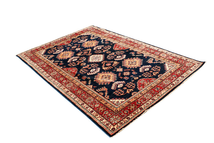 Dark Blue Kazak 4' 10 x 7' - No. 64943 - ALRUG Rug Store