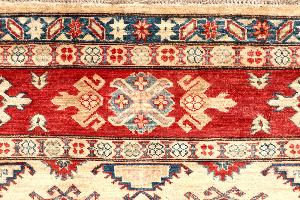 Blanched Almond Kazak 4' 10 x 6' 7 - No. 64944 - ALRUG Rug Store