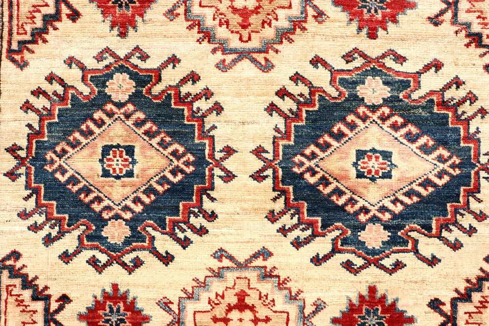 Blanched Almond Kazak 4' 10 x 6' 7 - No. 64944 - ALRUG Rug Store