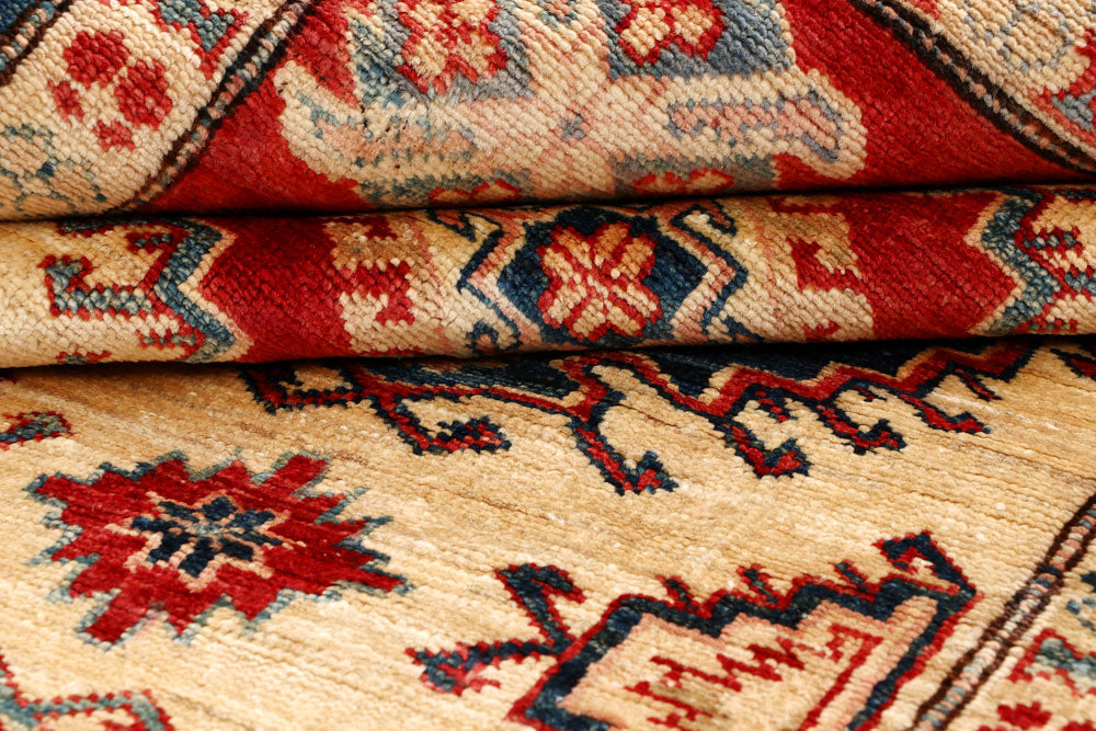 Blanched Almond Kazak 4' 10 x 6' 7 - No. 64944 - ALRUG Rug Store