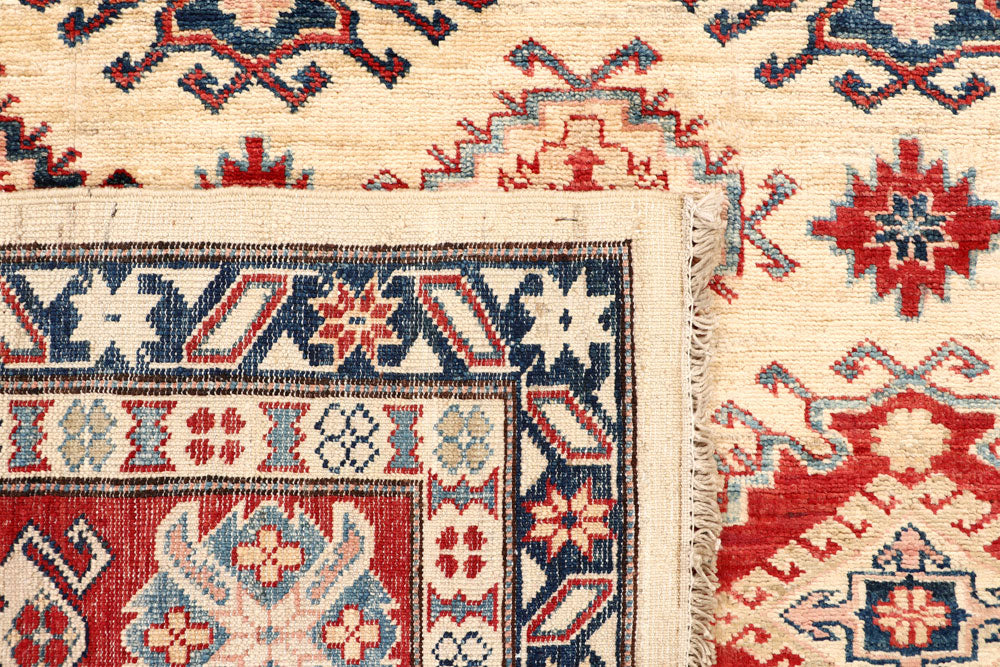Blanched Almond Kazak 4' 10 x 6' 7 - No. 64944 - ALRUG Rug Store