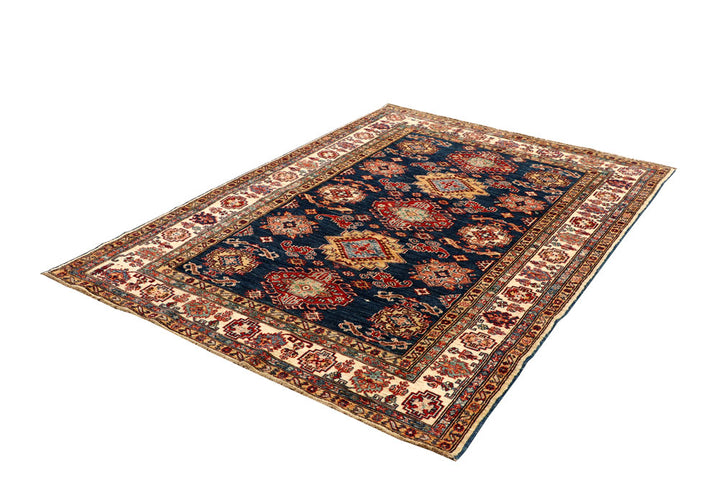 Dark Blue Kazak 5' x 6' 8 - No. 64945 - ALRUG Rug Store