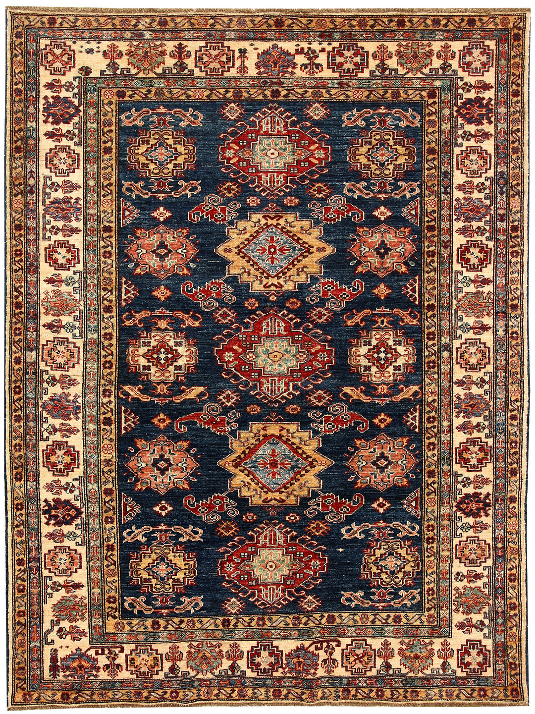 Dark Blue Kazak 5' x 6' 8 - No. 64945 - ALRUG Rug Store