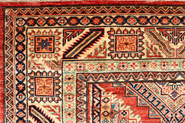 Orange Red Kazak 4' 8 x 6' 9 - No. 64946 - ALRUG Rug Store