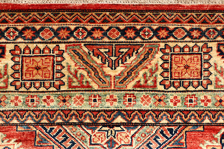 Orange Red Kazak 4' 8 x 6' 9 - No. 64946 - ALRUG Rug Store