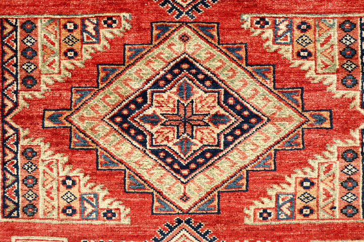 Orange Red Kazak 4' 8 x 6' 9 - No. 64946 - ALRUG Rug Store