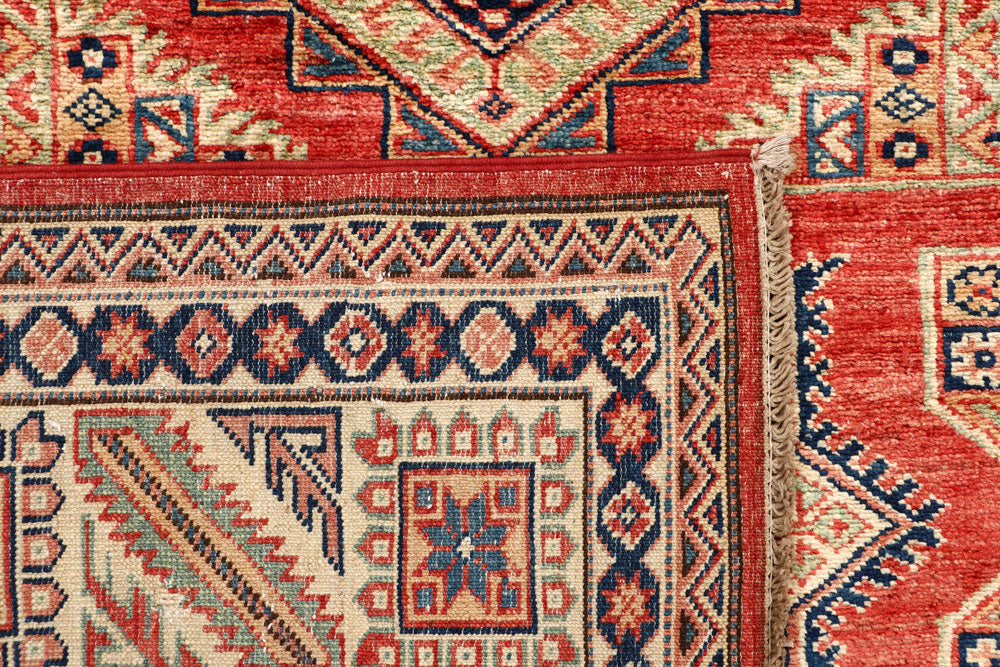 Orange Red Kazak 4' 8 x 6' 9 - No. 64946 - ALRUG Rug Store