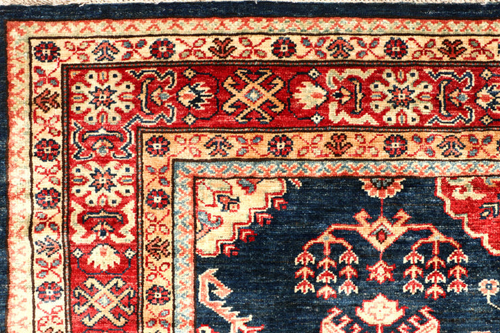 Dark Blue Kazak 5' 1 x 6' 11 - No. 64947 - ALRUG Rug Store