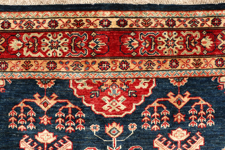 Dark Blue Kazak 5'  1" x 6'  11" - No. QA61357