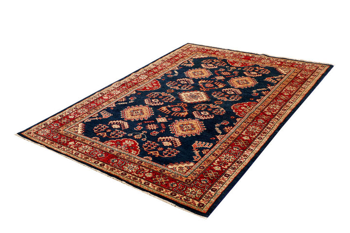 Dark Blue Kazak 5'  1" x 6'  11" - No. QA61357