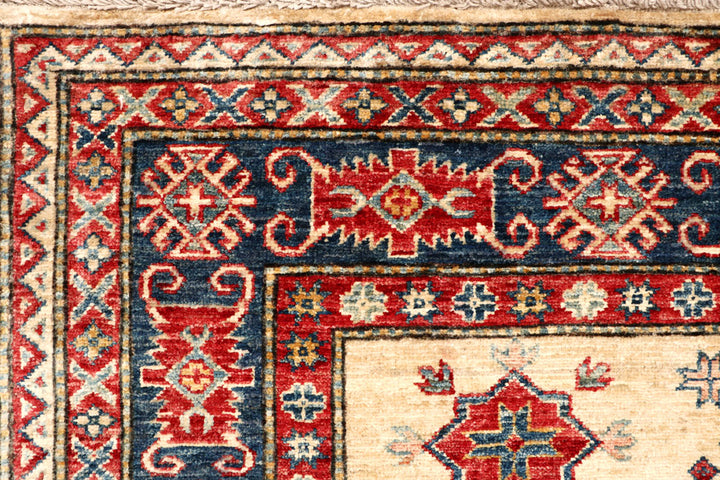 Blanched Almond Kazak 4' 9 x 7' 3 - No. 64948 - ALRUG Rug Store