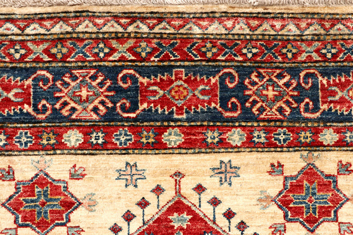 Blanched Almond Kazak 4' 9 x 7' 3 - No. 64948 - ALRUG Rug Store