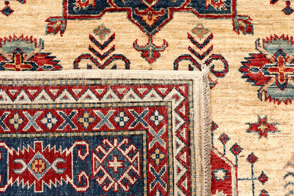Blanched Almond Kazak 4' 9 x 7' 3 - No. 64948 - ALRUG Rug Store