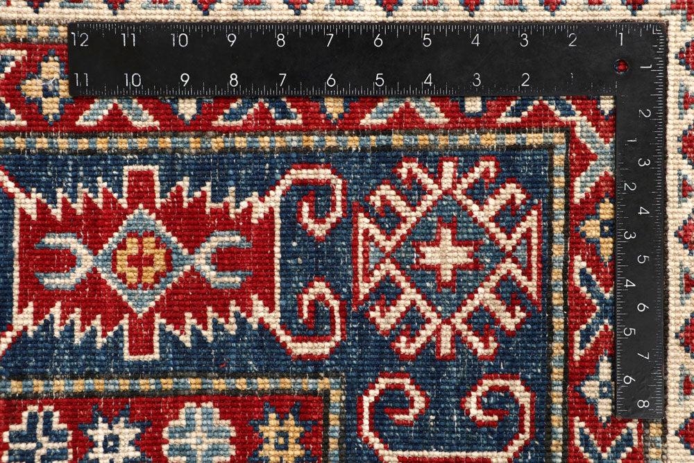 Blanched Almond Kazak 4' 9 x 7' 3 - No. 64948 - ALRUG Rug Store