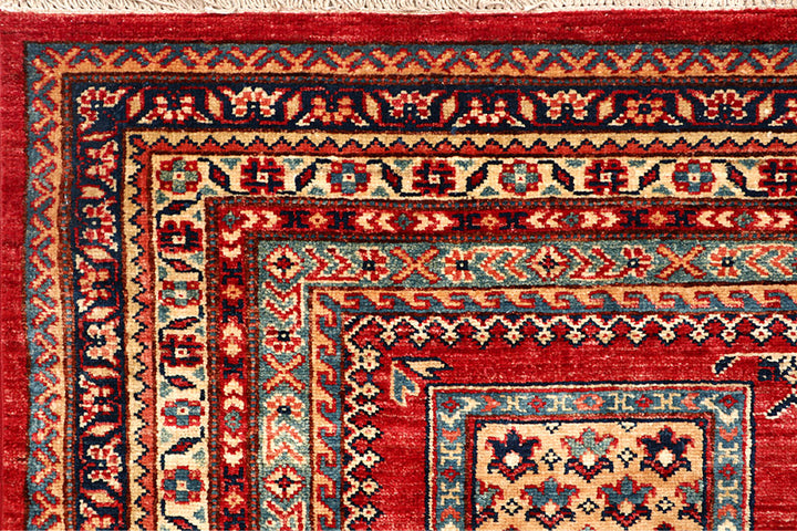 Firebrick Kazak 5' 4 x 8' 1 - No. 64949 - ALRUG Rug Store