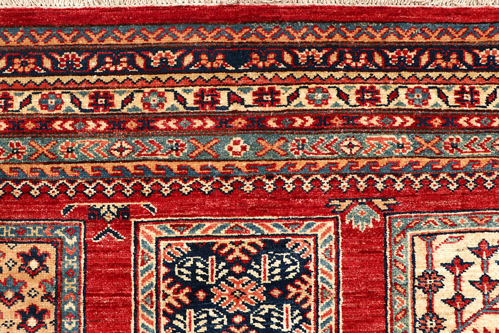 Firebrick Kazak 5' 4 x 8' 1 - No. 64949 - ALRUG Rug Store