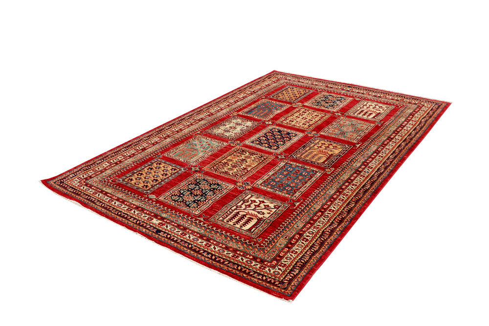 Firebrick Kazak 5' 4 x 8' 1 - No. 64949 - ALRUG Rug Store