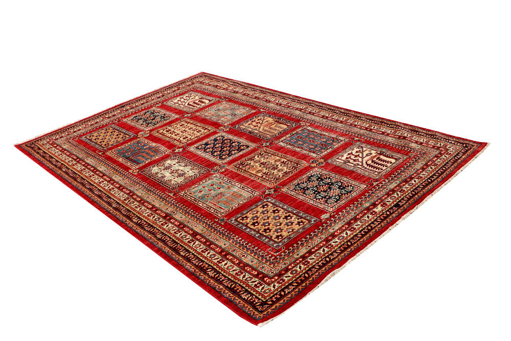 Firebrick Kazak 5' 4 x 8' 1 - No. 64949 - ALRUG Rug Store