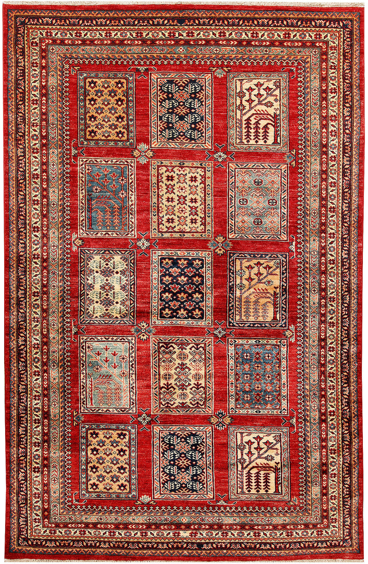 Firebrick Kazak 5' 4 x 8' 1 - No. 64949 - ALRUG Rug Store
