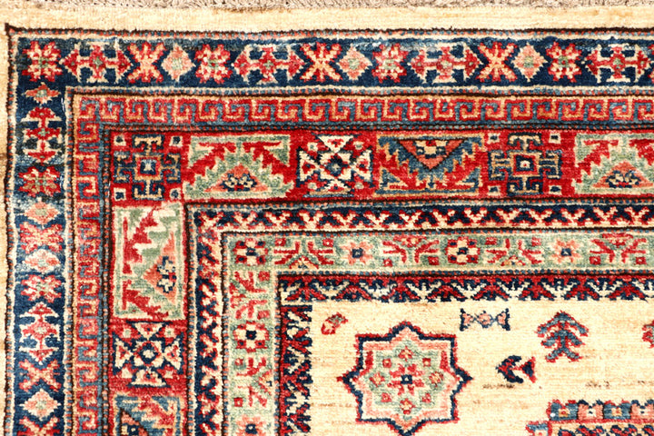 Blanched Almond Kazak 4' 8 x 6' 9 - No. 64950 - ALRUG Rug Store