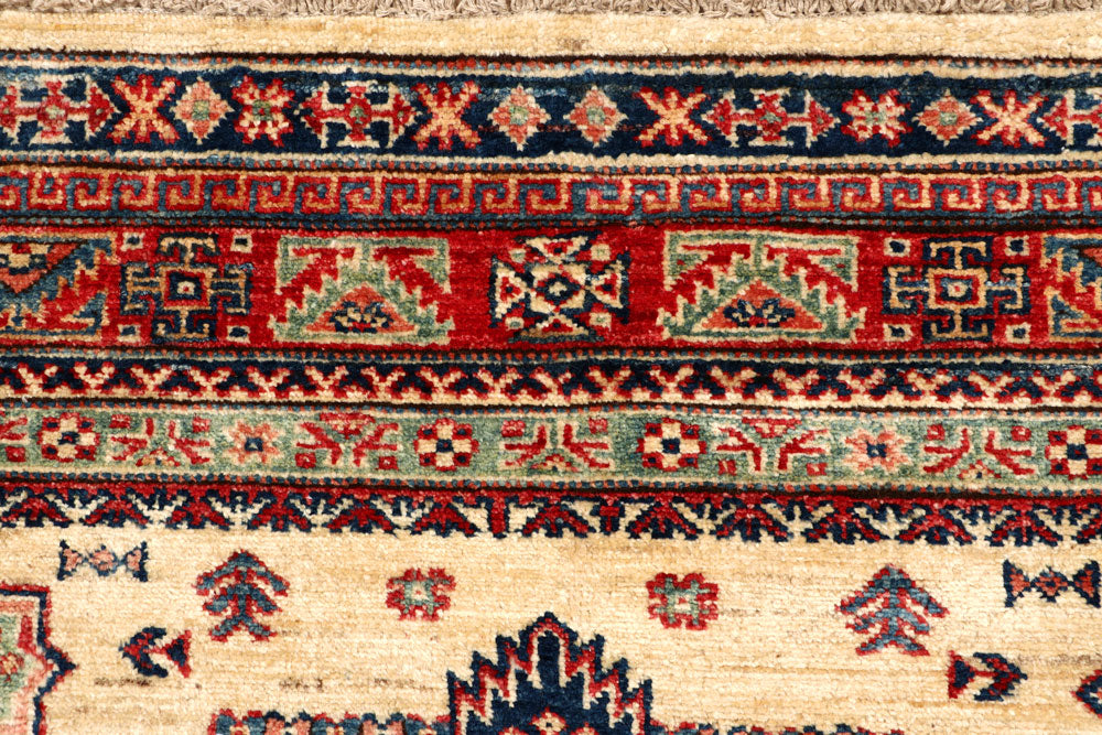 Blanched Almond Kazak 4' 8 x 6' 9 - No. 64950 - ALRUG Rug Store