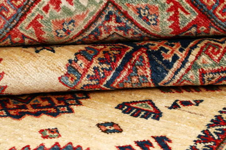 Blanched Almond Kazak 4' 8 x 6' 9 - No. 64950 - ALRUG Rug Store