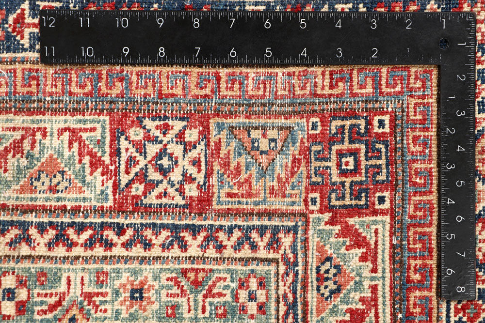 Blanched Almond Kazak 4' 8 x 6' 9 - No. 64950 - ALRUG Rug Store