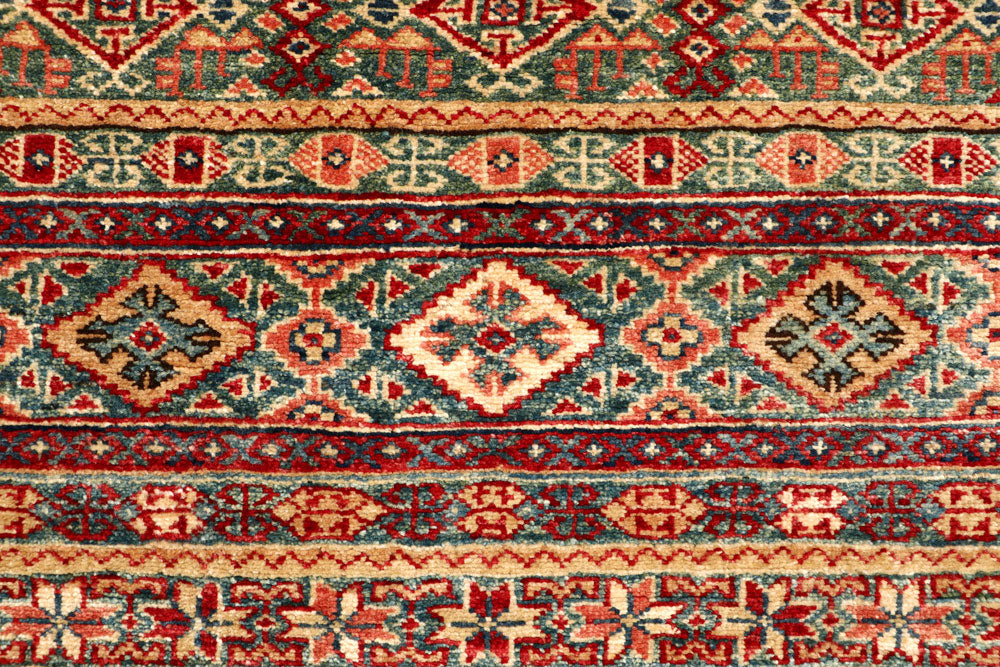 Multi Colored Kazak 4' 8 x 6' - No. 64951 - ALRUG Rug Store