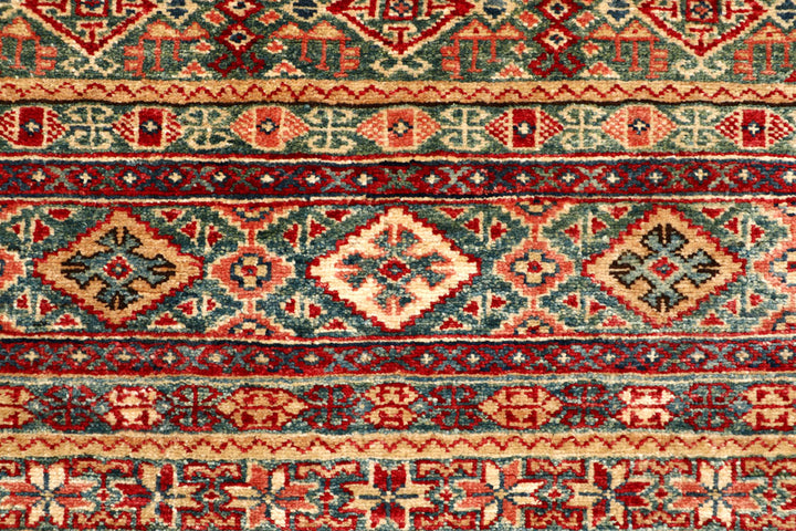 Multi Colored Kazak 4' 8 x 6' - No. 64951 - ALRUG Rug Store