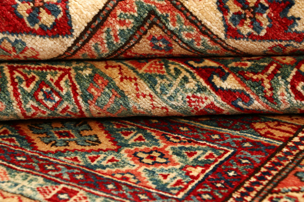 Multi Colored Kazak 4' 8 x 6' - No. 64951 - ALRUG Rug Store