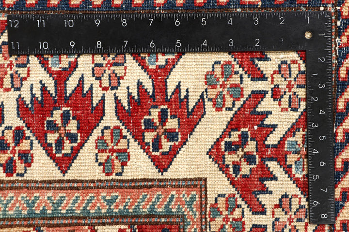 Multi Colored Kazak 4' 8 x 6' - No. 64951 - ALRUG Rug Store